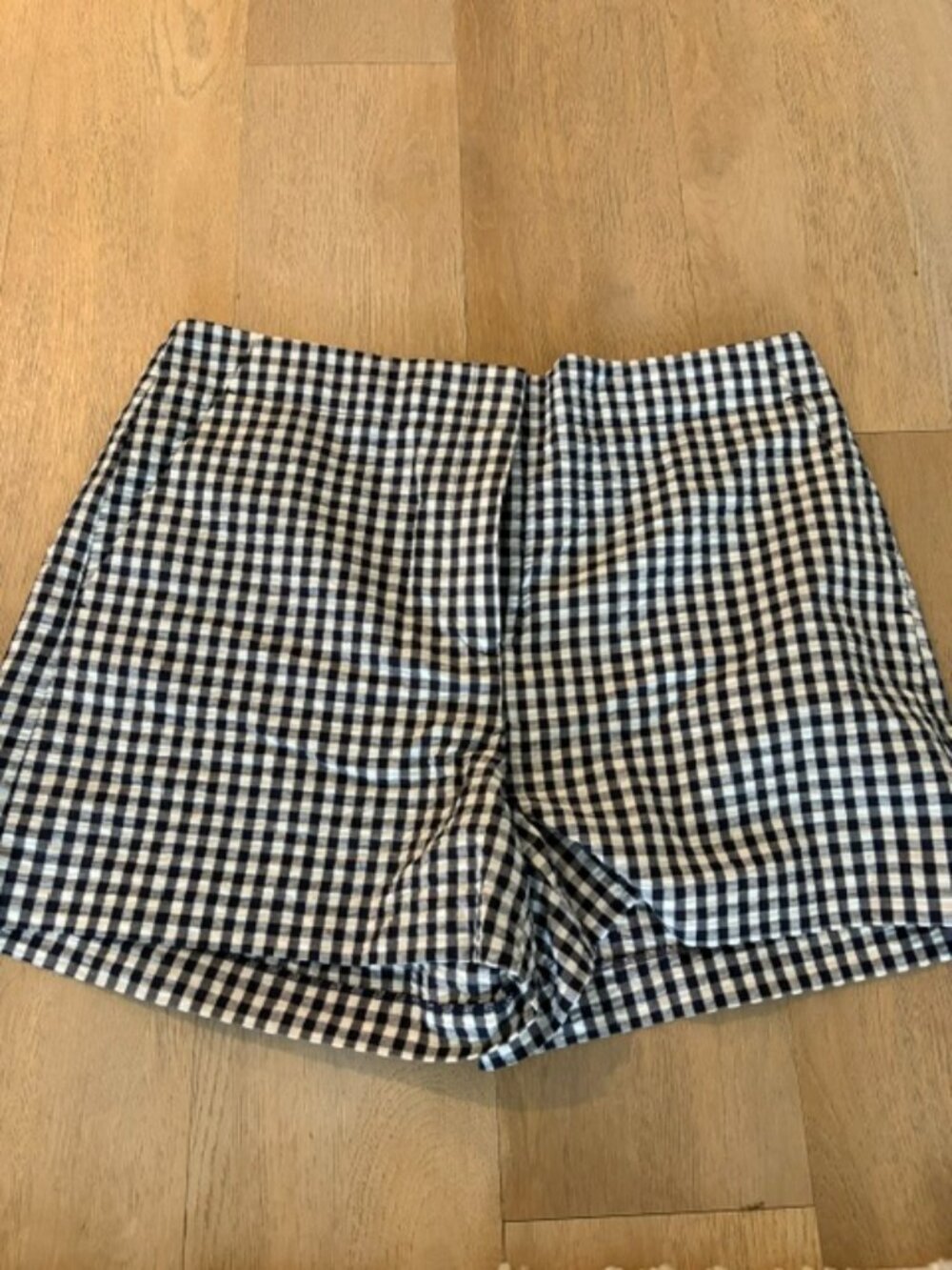Navy Gingham Loft shorts